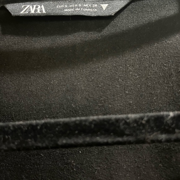 Zara faux suede romper used condition zipper inside has minor damage pictured - Picture 2 of 5